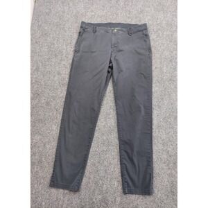 Birddogs Boom Pants Mens 34x32 Gray Stretch Chino Built In Liner Golf Casual